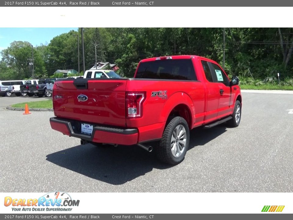 2017 Ford F150 XL SuperCab 4x4 Race Red / Black Photo #7