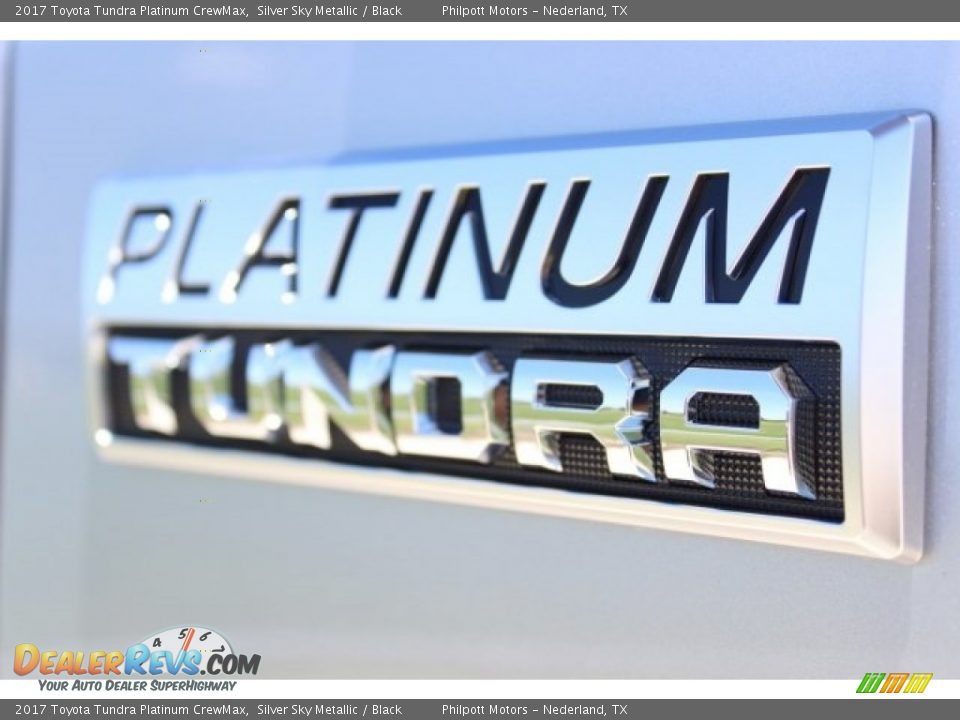 2017 Toyota Tundra Platinum CrewMax Silver Sky Metallic / Black Photo #21