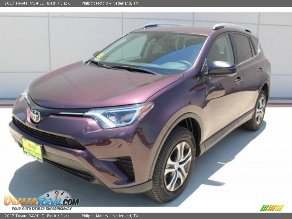 2017 Toyota RAV4 LE Black / Black Photo #3
