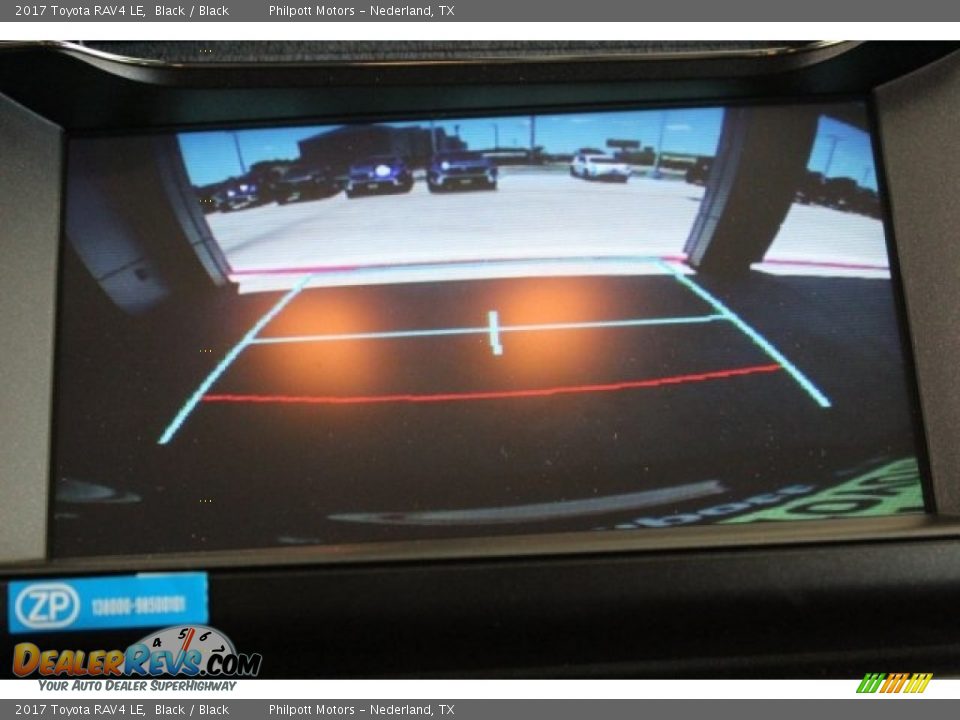 2017 Toyota RAV4 LE Black / Black Photo #11