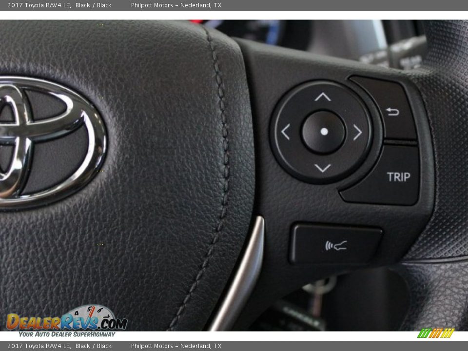 2017 Toyota RAV4 LE Black / Black Photo #15