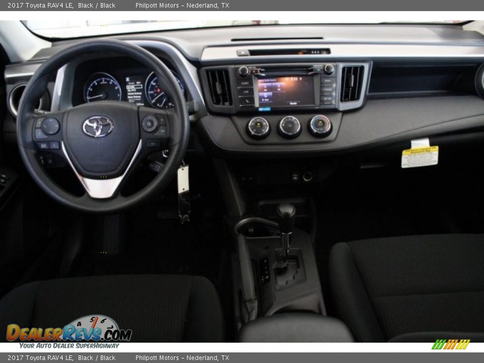 2017 Toyota RAV4 LE Black / Black Photo #18