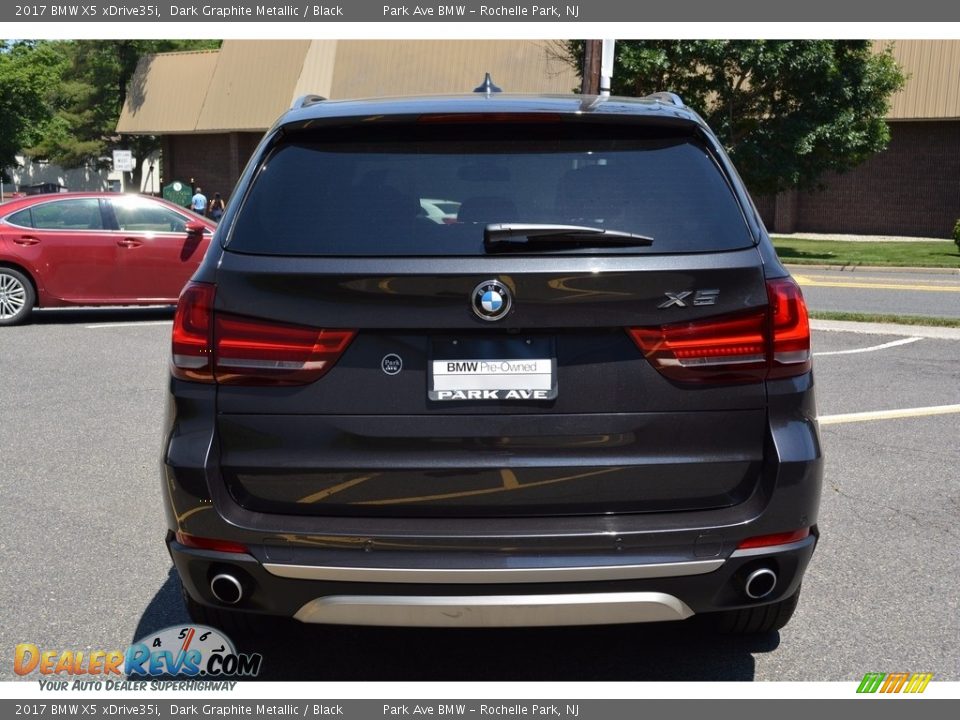 2017 BMW X5 xDrive35i Dark Graphite Metallic / Black Photo #4