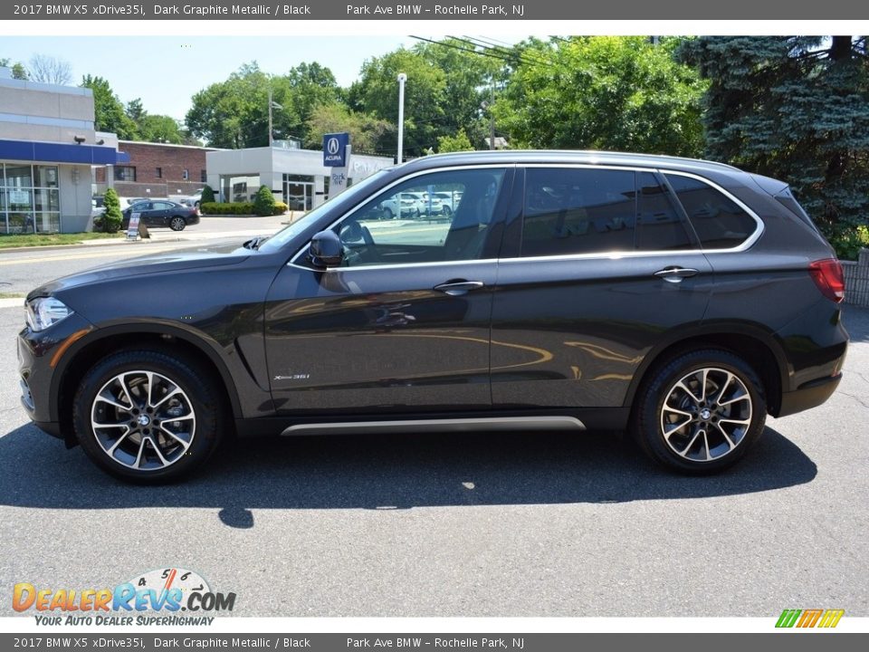 2017 BMW X5 xDrive35i Dark Graphite Metallic / Black Photo #5