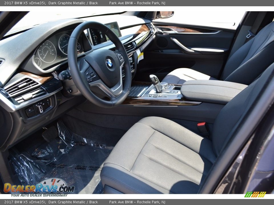 2017 BMW X5 xDrive35i Dark Graphite Metallic / Black Photo #10