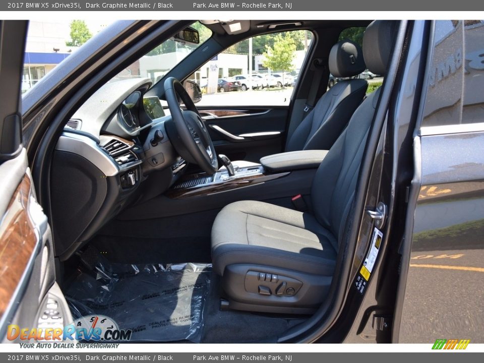 2017 BMW X5 xDrive35i Dark Graphite Metallic / Black Photo #11