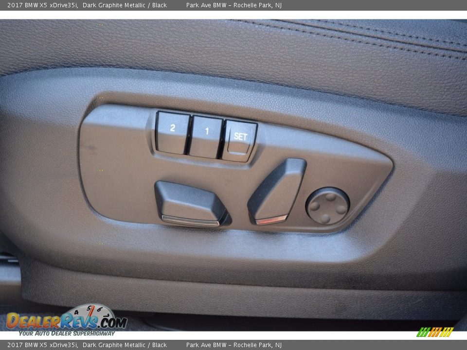 2017 BMW X5 xDrive35i Dark Graphite Metallic / Black Photo #12