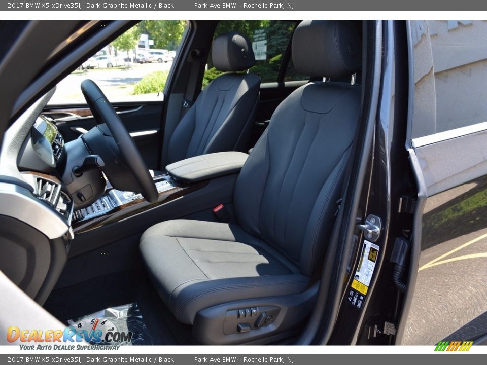 2017 BMW X5 xDrive35i Dark Graphite Metallic / Black Photo #13