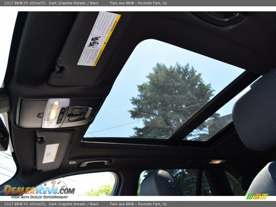 2017 BMW X5 xDrive35i Dark Graphite Metallic / Black Photo #14