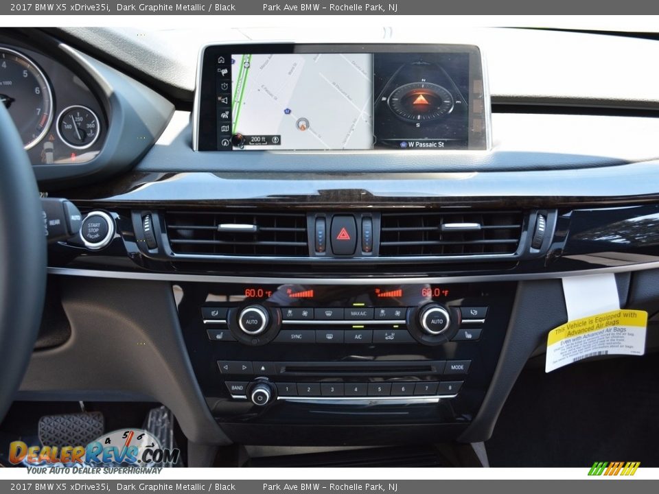 2017 BMW X5 xDrive35i Dark Graphite Metallic / Black Photo #16