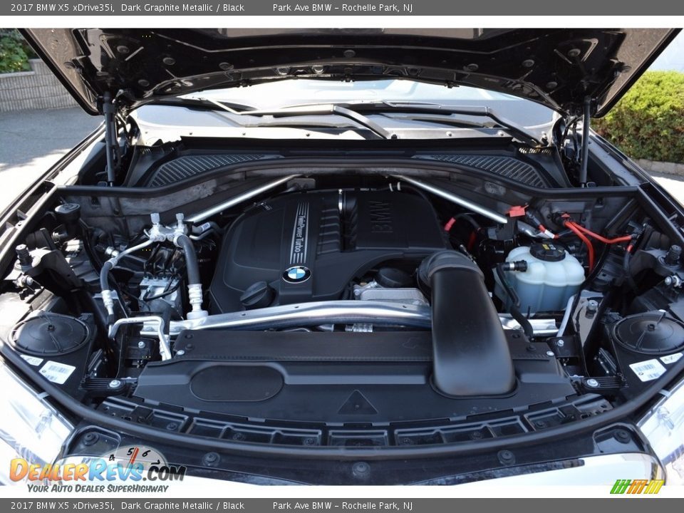 2017 BMW X5 xDrive35i Dark Graphite Metallic / Black Photo #31