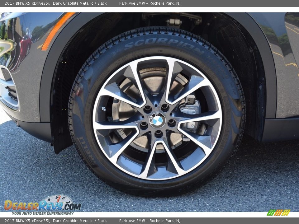 2017 BMW X5 xDrive35i Dark Graphite Metallic / Black Photo #33