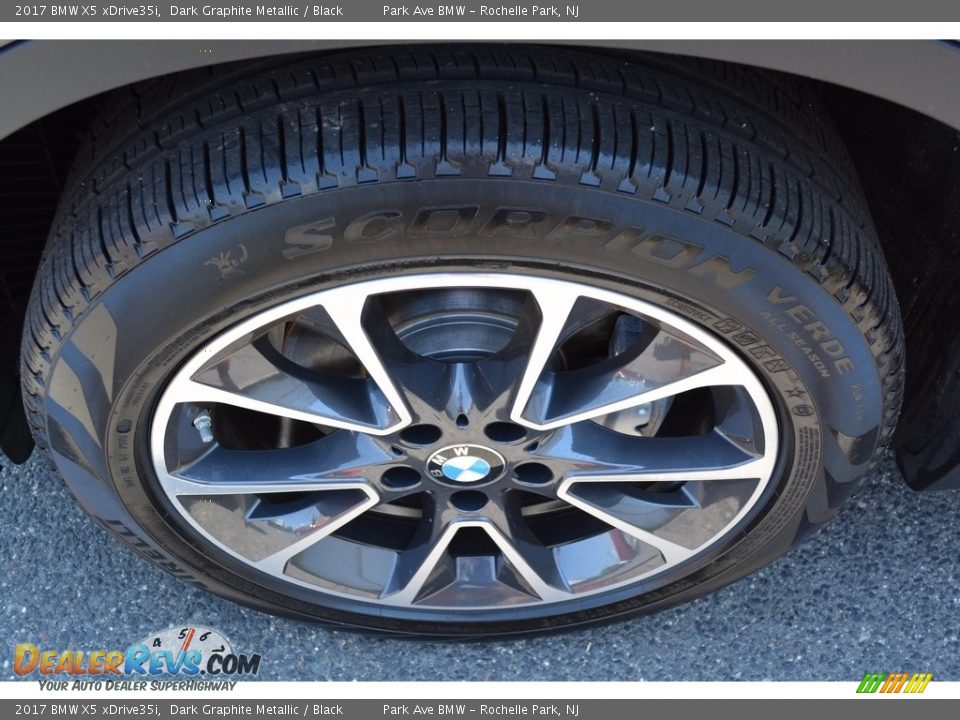 2017 BMW X5 xDrive35i Dark Graphite Metallic / Black Photo #34