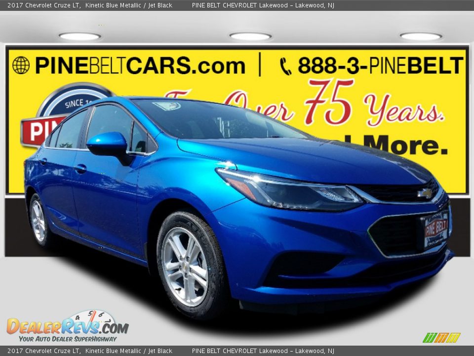 2017 Chevrolet Cruze LT Kinetic Blue Metallic / Jet Black Photo #1