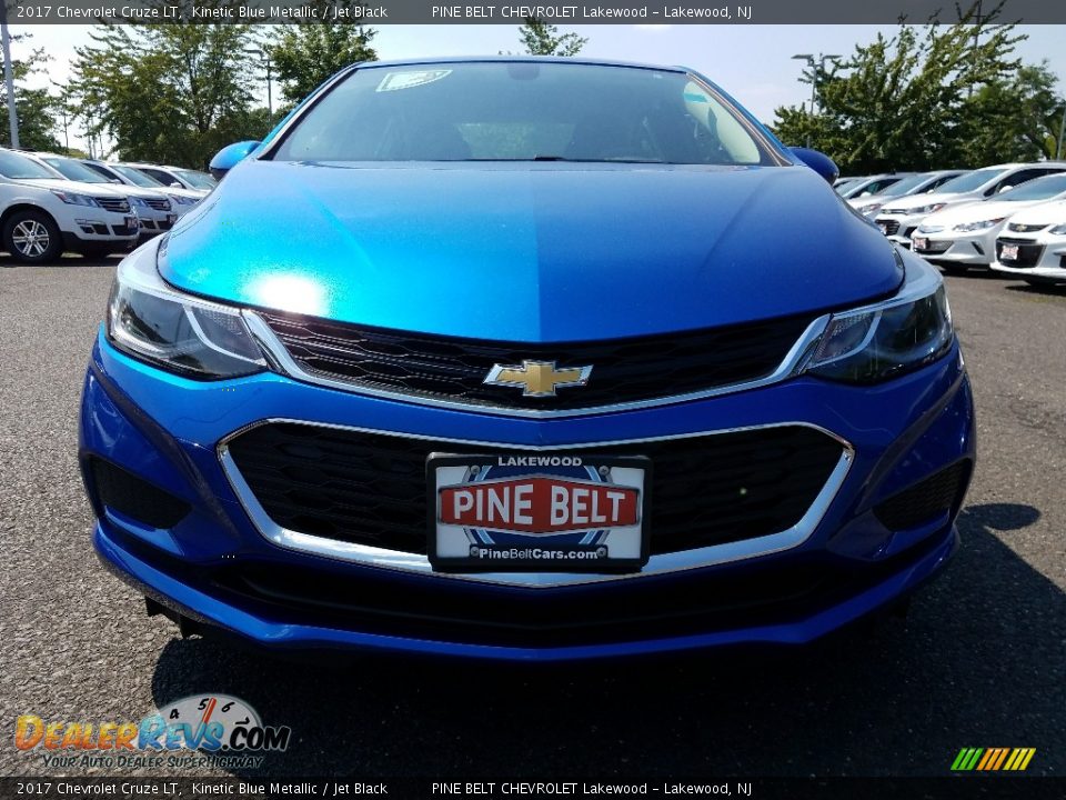 2017 Chevrolet Cruze LT Kinetic Blue Metallic / Jet Black Photo #2