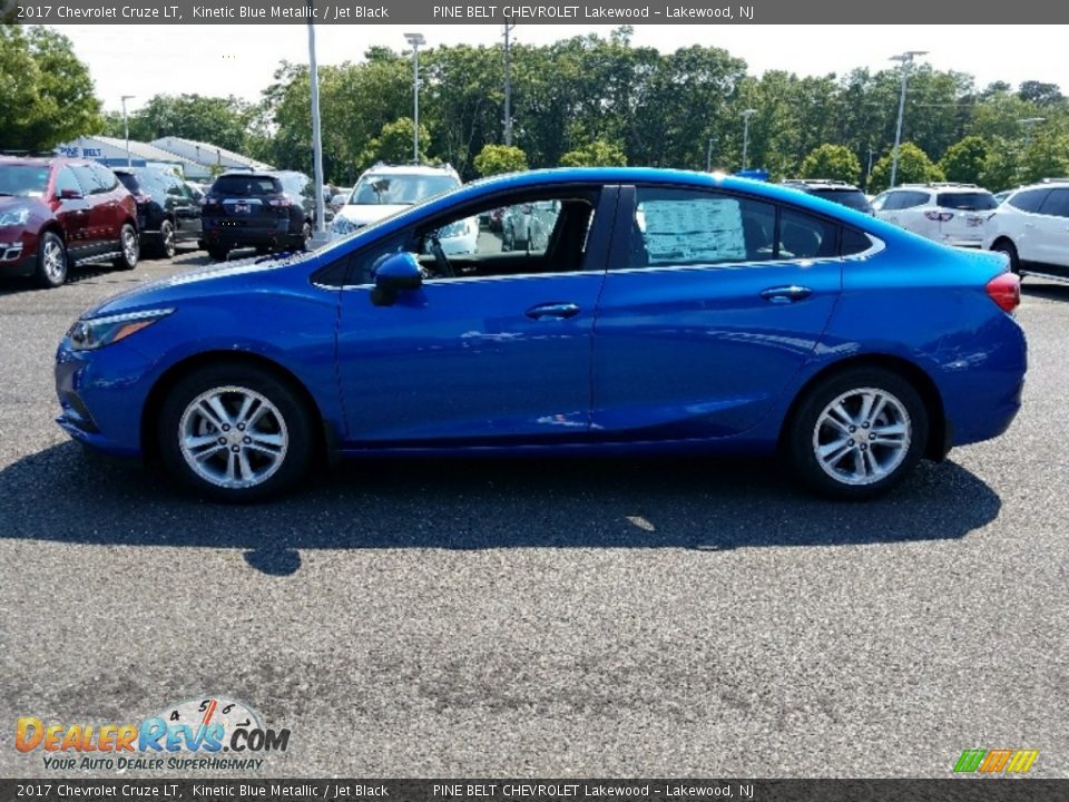 2017 Chevrolet Cruze LT Kinetic Blue Metallic / Jet Black Photo #3