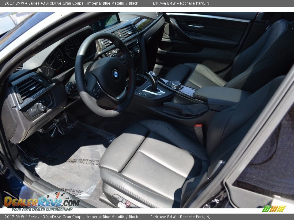 2017 BMW 4 Series 430i xDrive Gran Coupe Imperial Blue Metallic / Black Photo #9