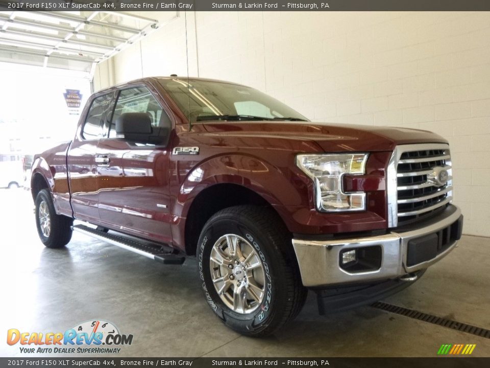 2017 Ford F150 XLT SuperCab 4x4 Bronze Fire / Earth Gray Photo #1