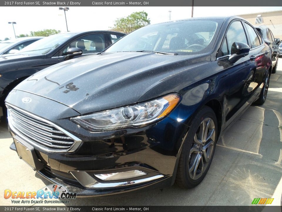 2017 Ford Fusion SE Shadow Black / Ebony Photo #1