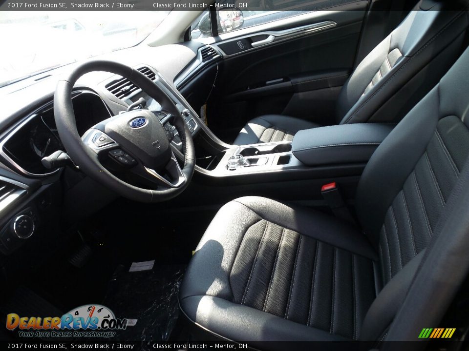 2017 Ford Fusion SE Shadow Black / Ebony Photo #2