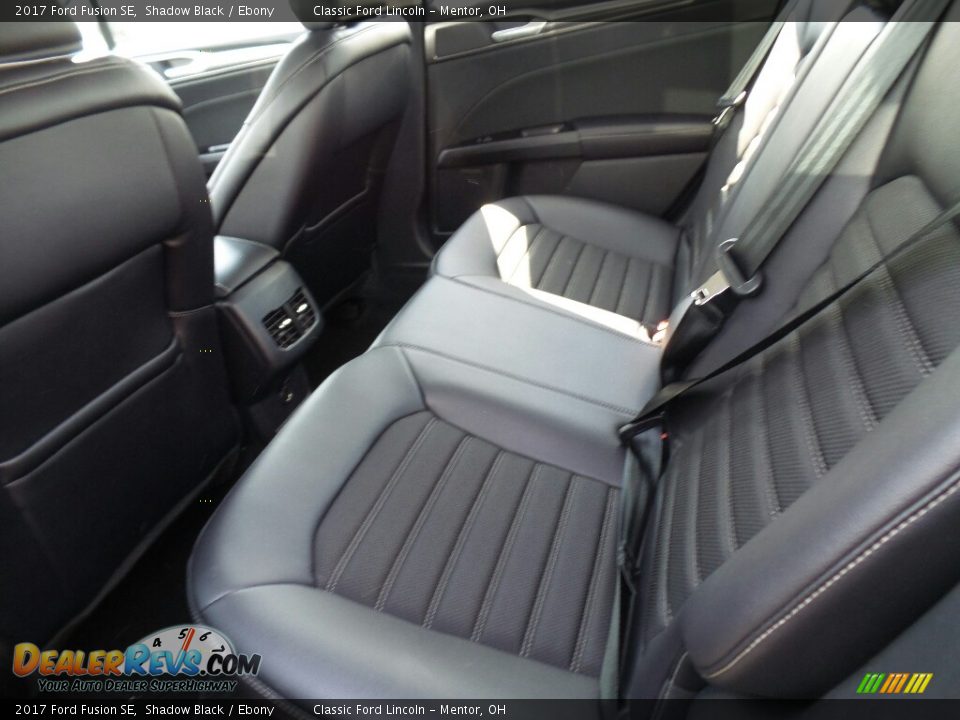 2017 Ford Fusion SE Shadow Black / Ebony Photo #3