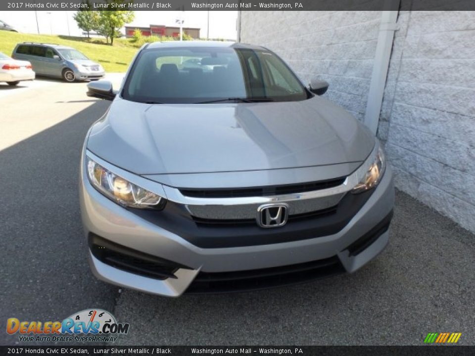 2017 Honda Civic EX Sedan Lunar Silver Metallic / Black Photo #4