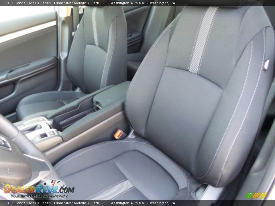 2017 Honda Civic EX Sedan Lunar Silver Metallic / Black Photo #10