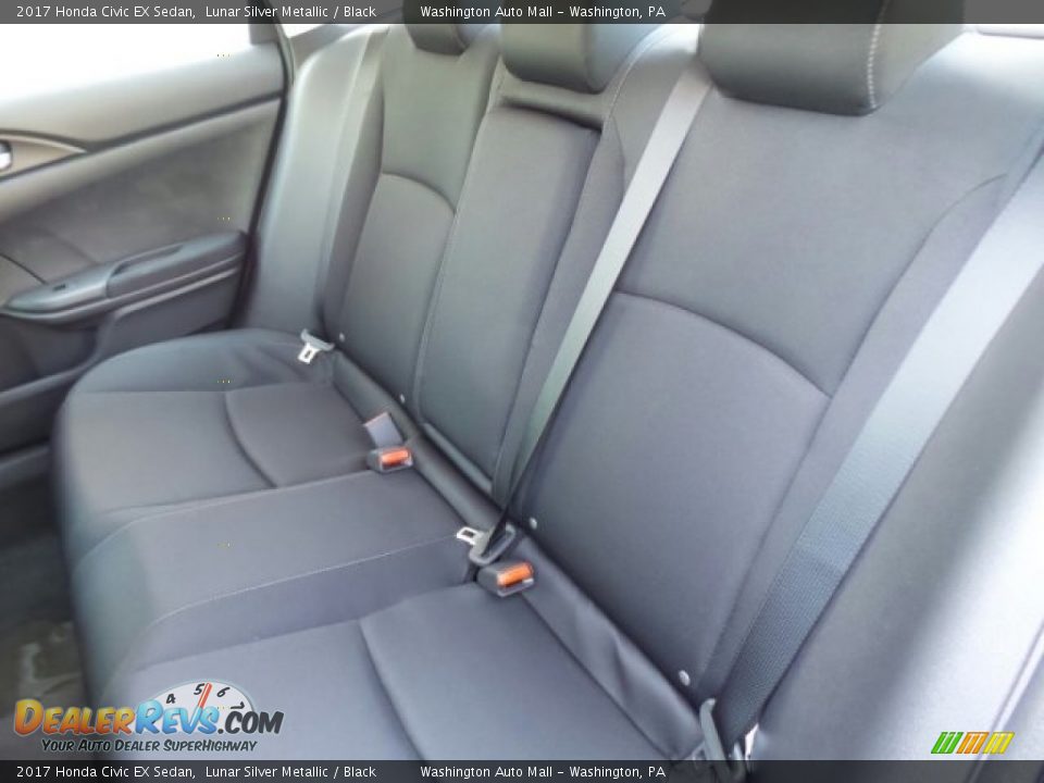 2017 Honda Civic EX Sedan Lunar Silver Metallic / Black Photo #11