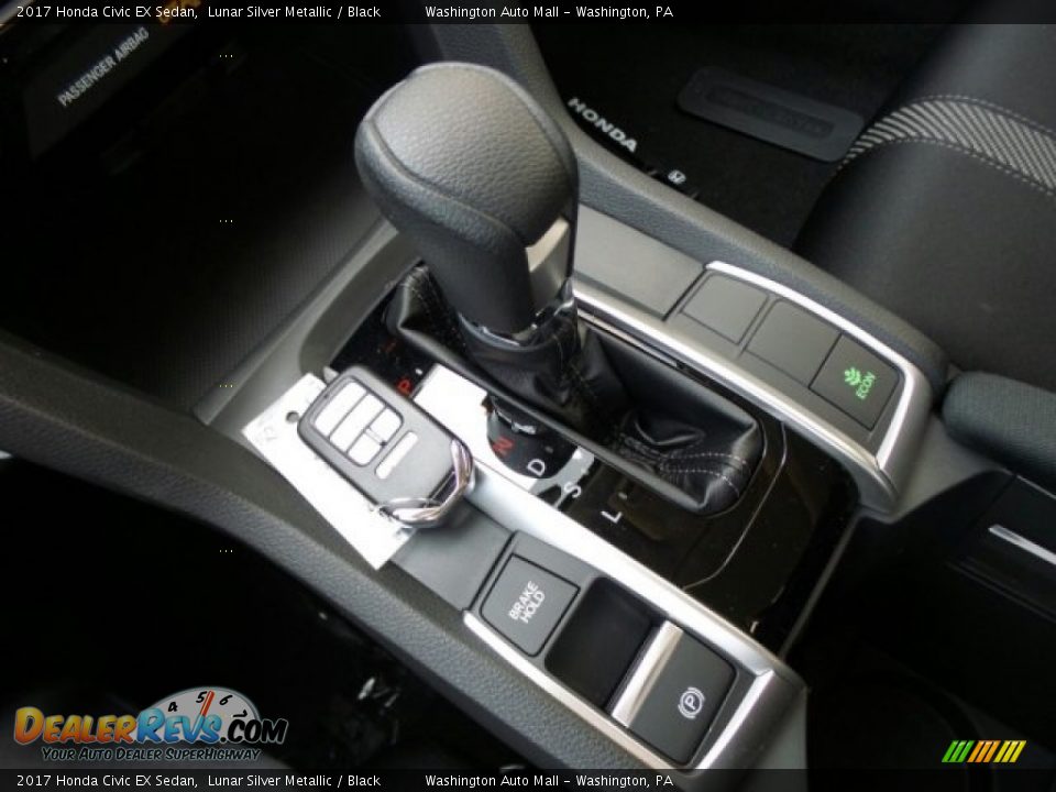 2017 Honda Civic EX Sedan Lunar Silver Metallic / Black Photo #25