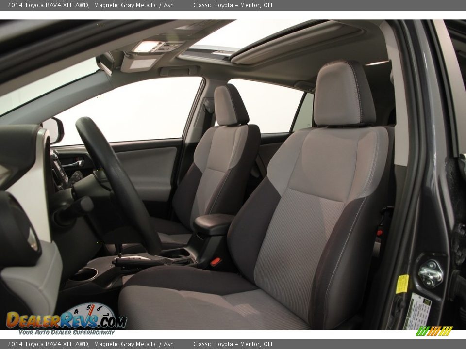 2014 Toyota RAV4 XLE AWD Magnetic Gray Metallic / Ash Photo #5
