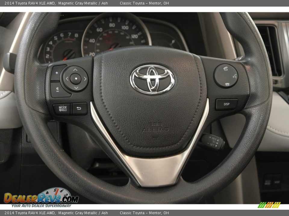 2014 Toyota RAV4 XLE AWD Magnetic Gray Metallic / Ash Photo #6