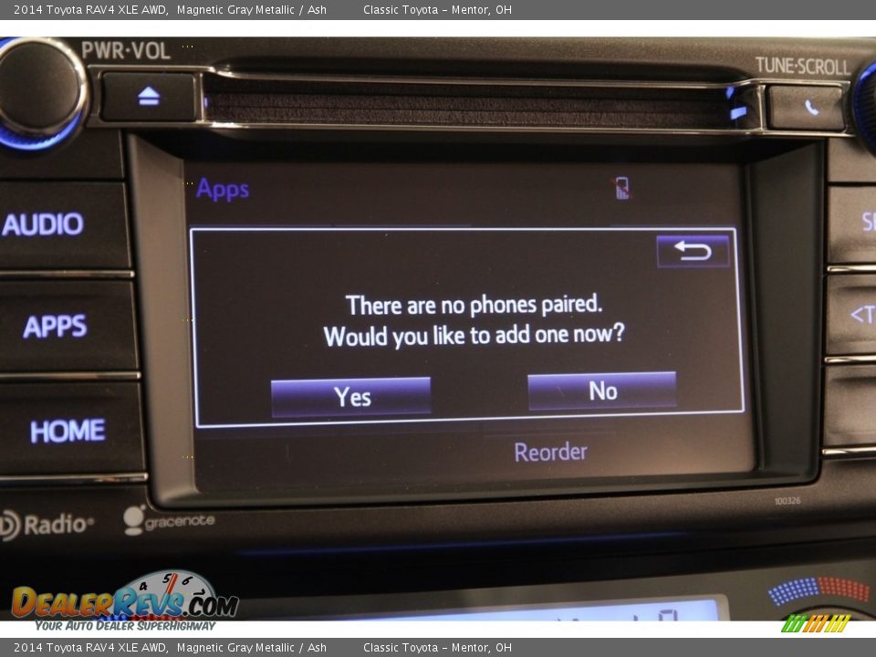 2014 Toyota RAV4 XLE AWD Magnetic Gray Metallic / Ash Photo #10