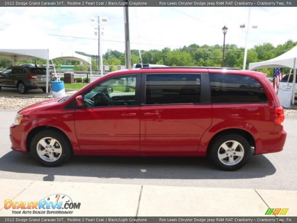 2012 Dodge Grand Caravan SXT Redline 2 Pearl Coat / Black/Light Graystone Photo #6