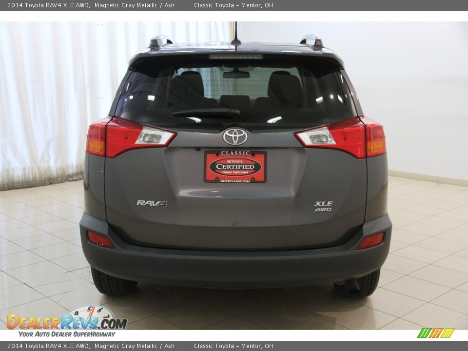 2014 Toyota RAV4 XLE AWD Magnetic Gray Metallic / Ash Photo #16