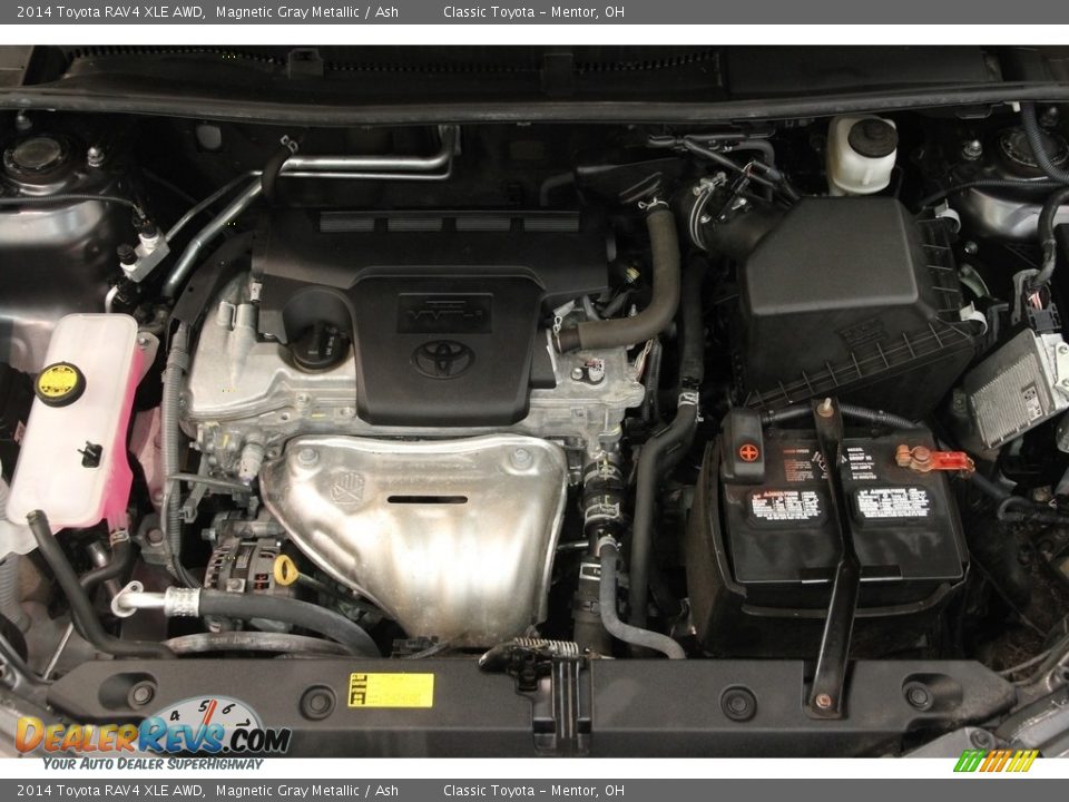 2014 Toyota RAV4 XLE AWD Magnetic Gray Metallic / Ash Photo #17