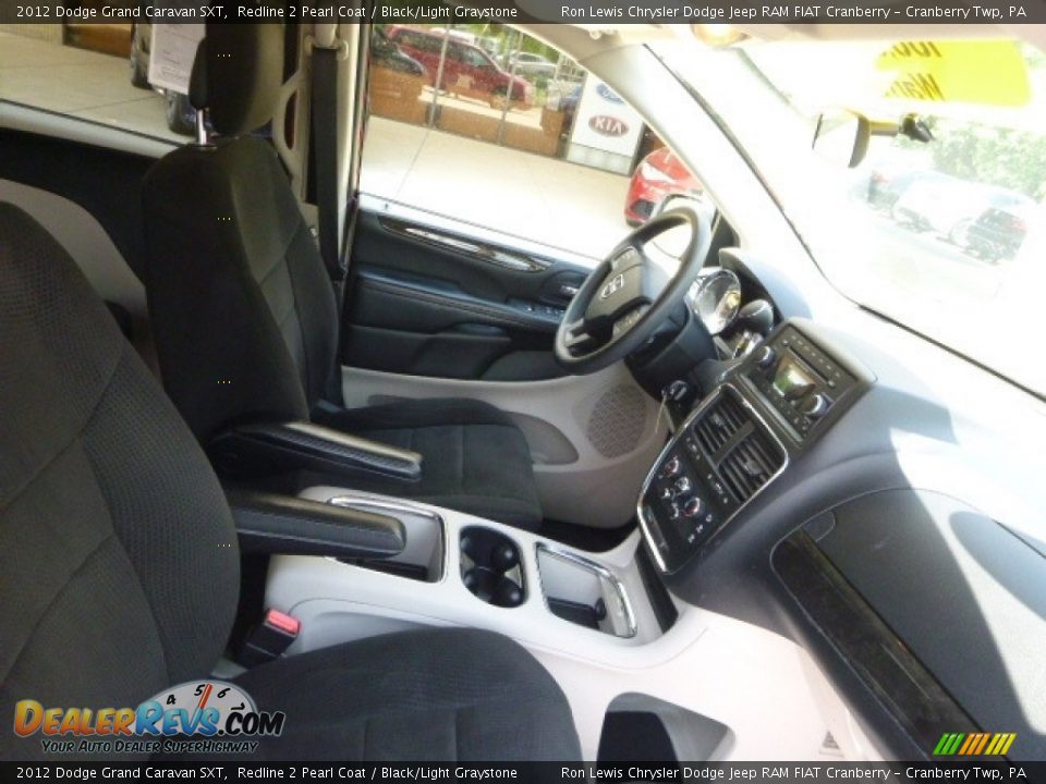 2012 Dodge Grand Caravan SXT Redline 2 Pearl Coat / Black/Light Graystone Photo #10