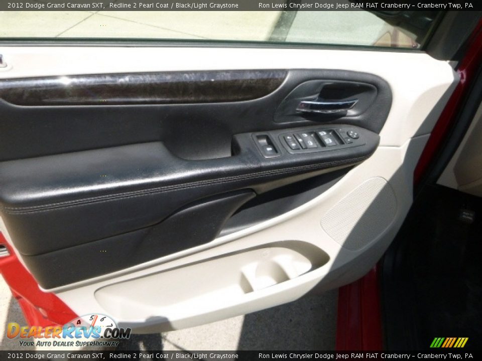 2012 Dodge Grand Caravan SXT Redline 2 Pearl Coat / Black/Light Graystone Photo #12