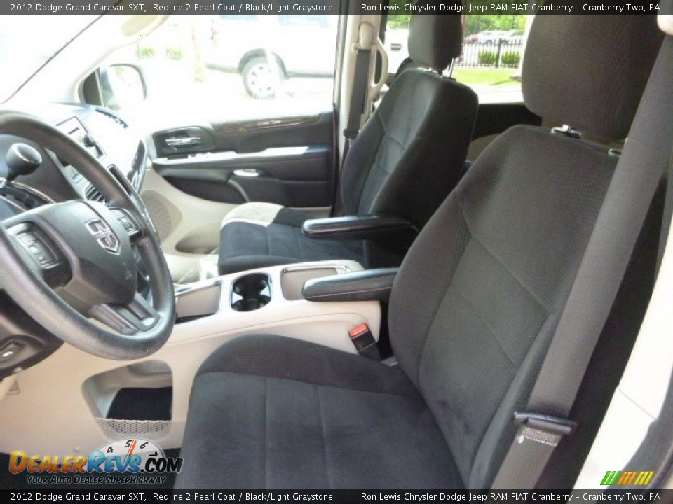 2012 Dodge Grand Caravan SXT Redline 2 Pearl Coat / Black/Light Graystone Photo #13