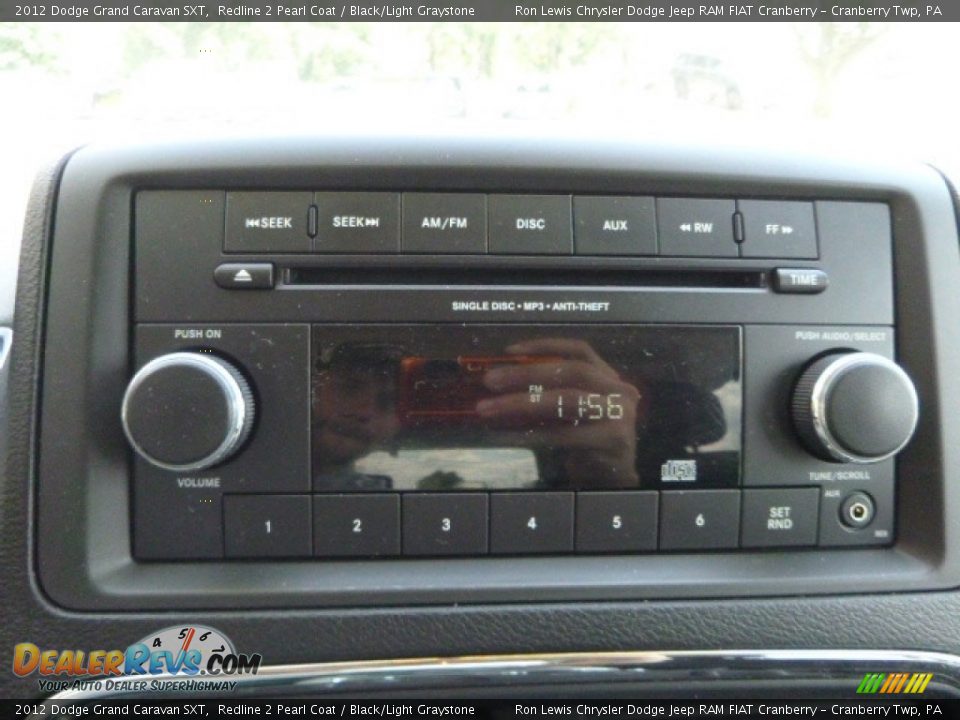 2012 Dodge Grand Caravan SXT Redline 2 Pearl Coat / Black/Light Graystone Photo #16