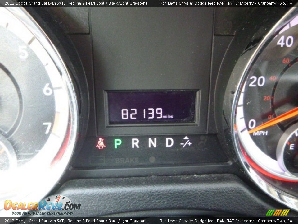 2012 Dodge Grand Caravan SXT Redline 2 Pearl Coat / Black/Light Graystone Photo #18