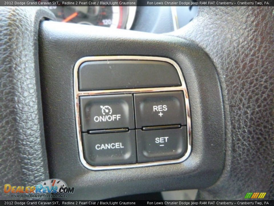 2012 Dodge Grand Caravan SXT Redline 2 Pearl Coat / Black/Light Graystone Photo #19