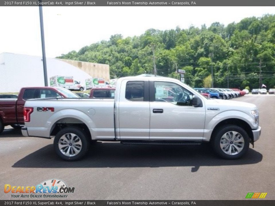 2017 Ford F150 XL SuperCab 4x4 Ingot Silver / Black Photo #1
