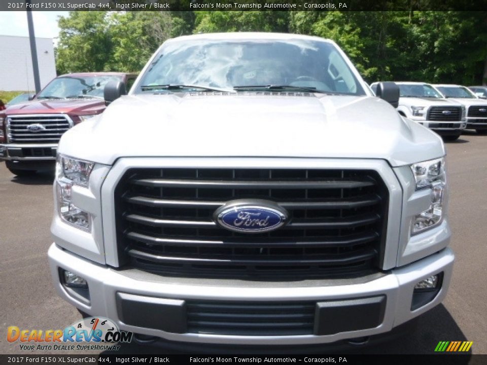 2017 Ford F150 XL SuperCab 4x4 Ingot Silver / Black Photo #5