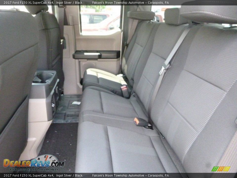 2017 Ford F150 XL SuperCab 4x4 Ingot Silver / Black Photo #8