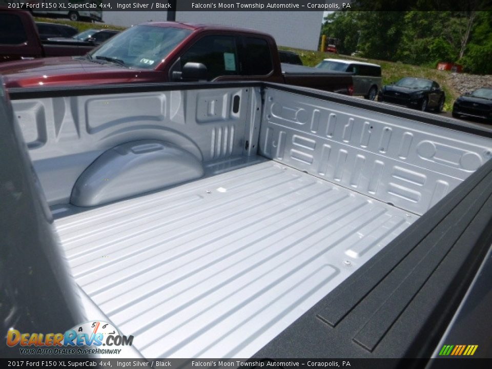 2017 Ford F150 XL SuperCab 4x4 Ingot Silver / Black Photo #13