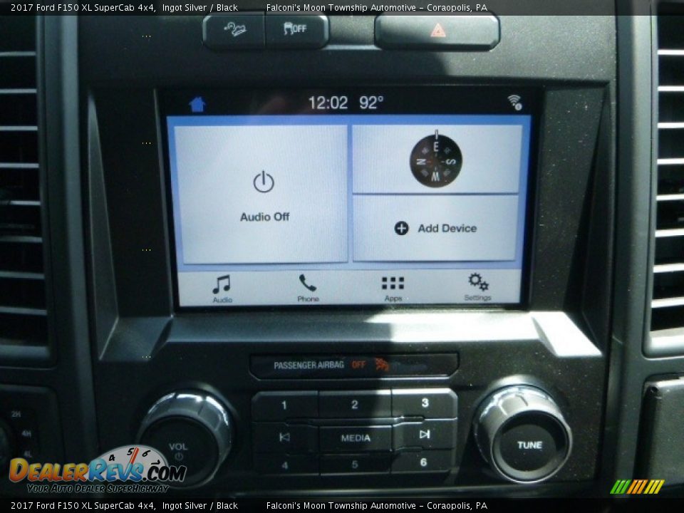2017 Ford F150 XL SuperCab 4x4 Ingot Silver / Black Photo #14