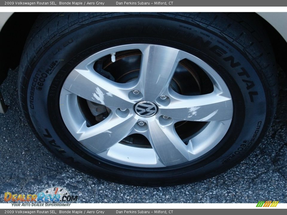 2009 Volkswagen Routan SEL Blonde Maple / Aero Grey Photo #15