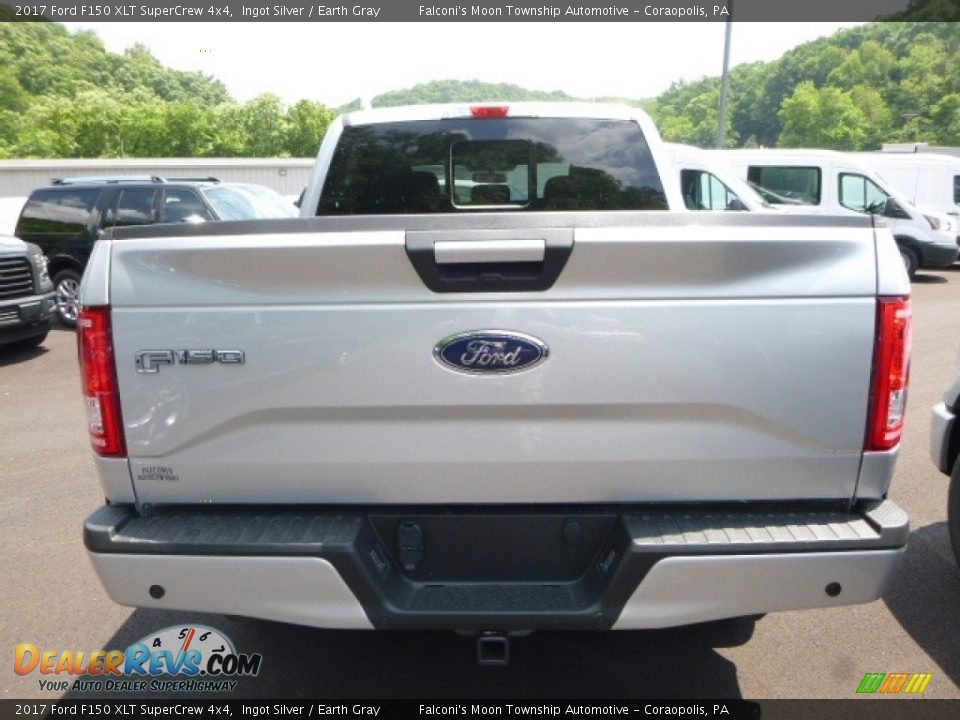 2017 Ford F150 XLT SuperCrew 4x4 Ingot Silver / Earth Gray Photo #3