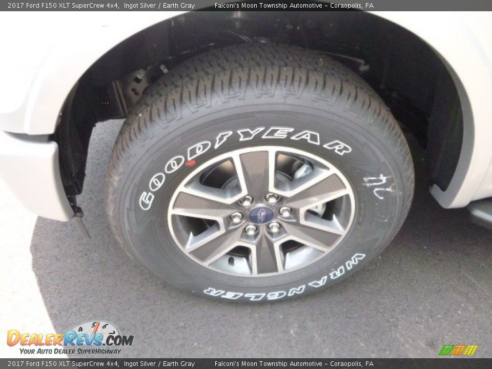 2017 Ford F150 XLT SuperCrew 4x4 Ingot Silver / Earth Gray Photo #7