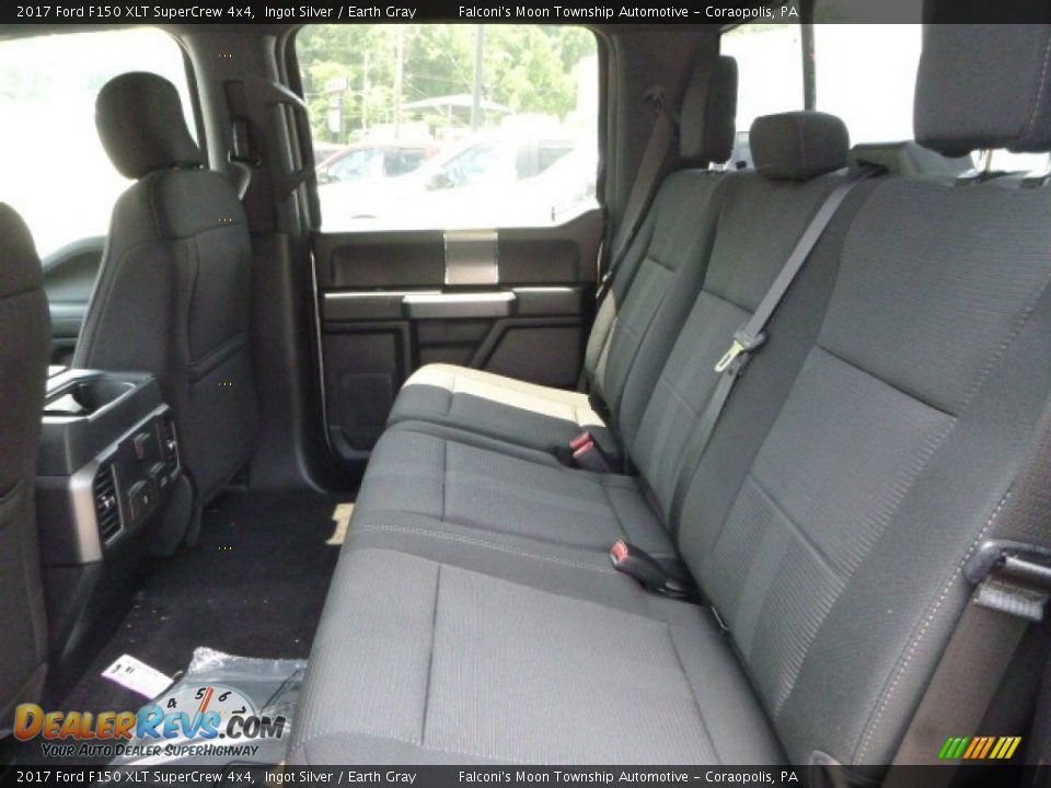 2017 Ford F150 XLT SuperCrew 4x4 Ingot Silver / Earth Gray Photo #8